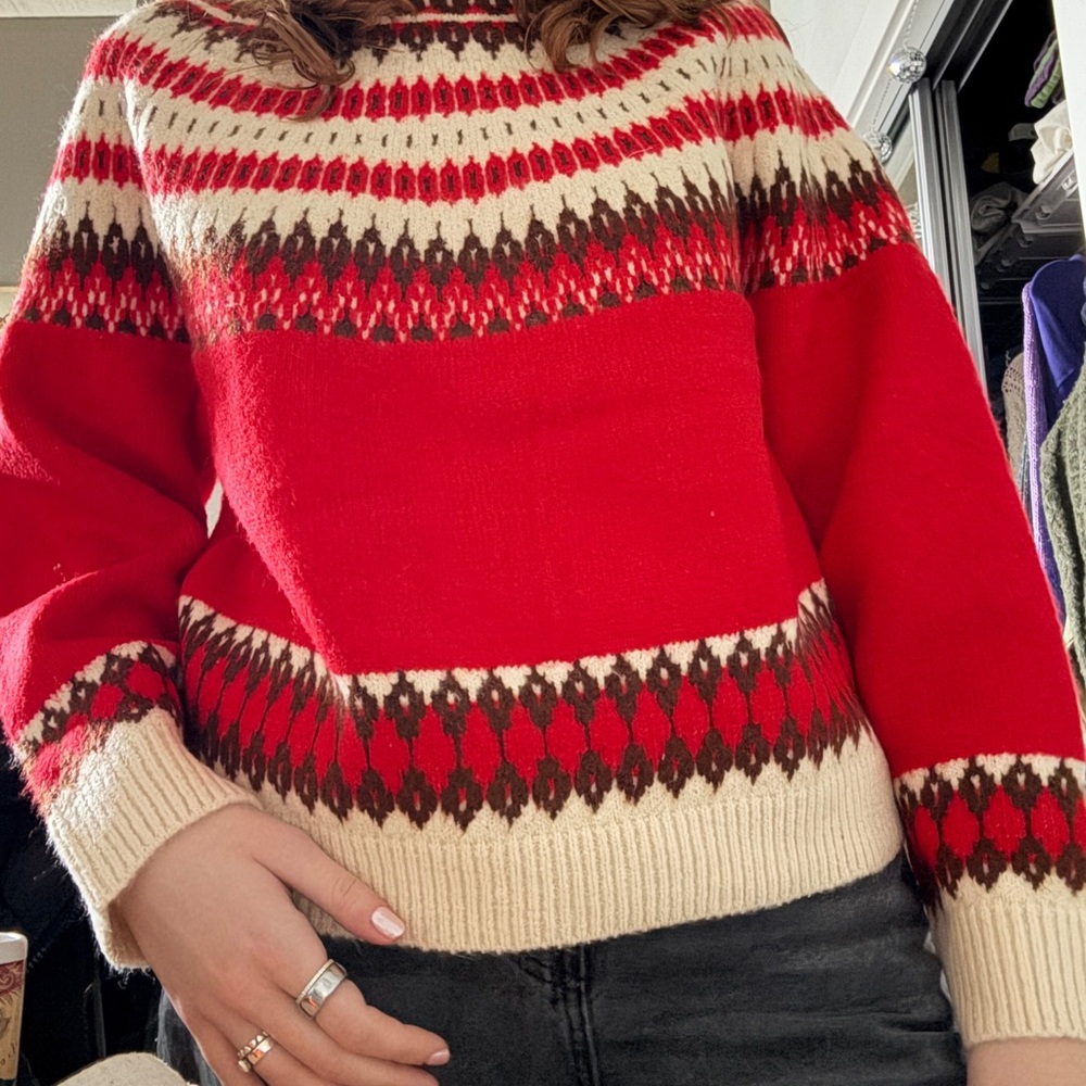 brand new anthropologie knit sweater never worn, size s